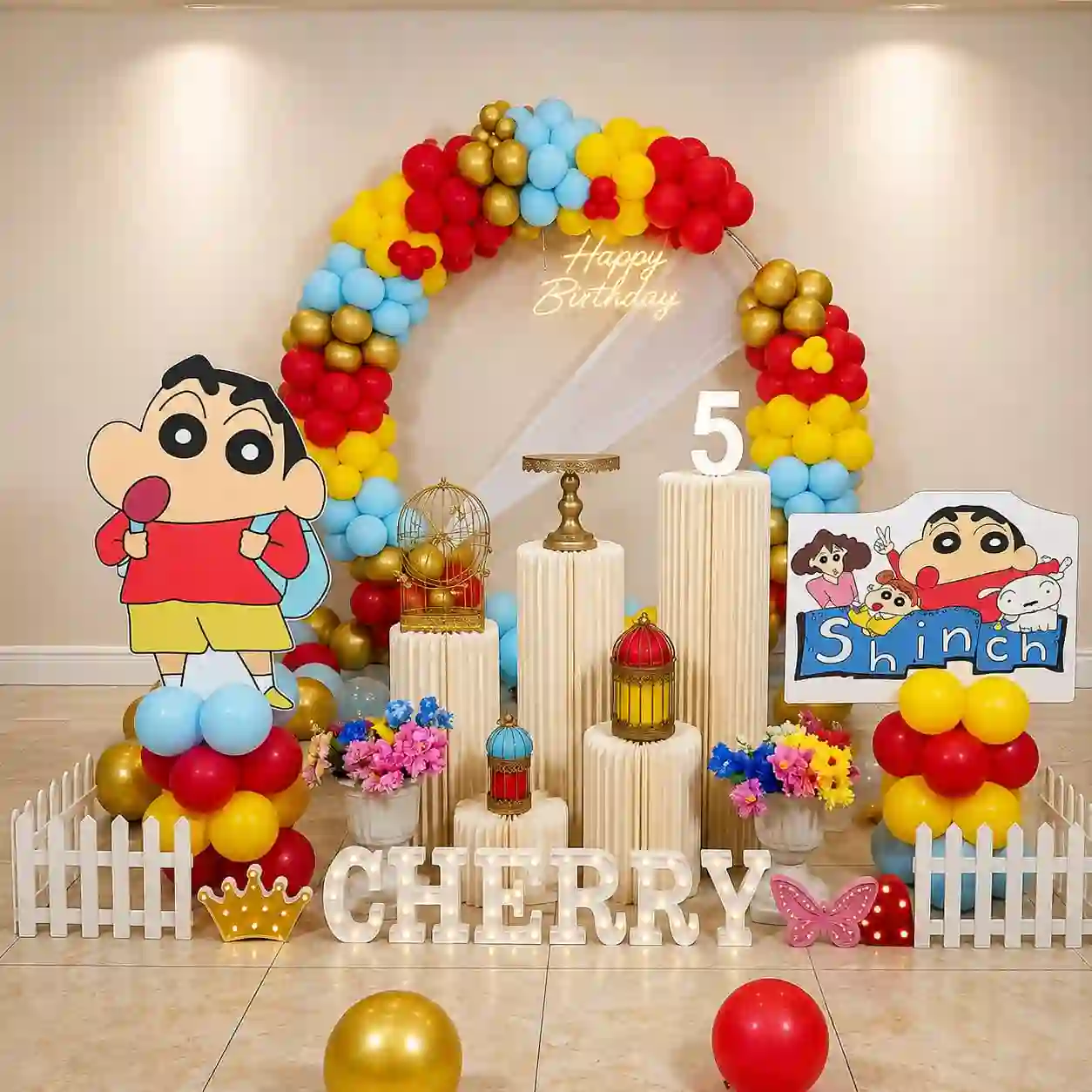 Shinchan Decoration with Elegant Look